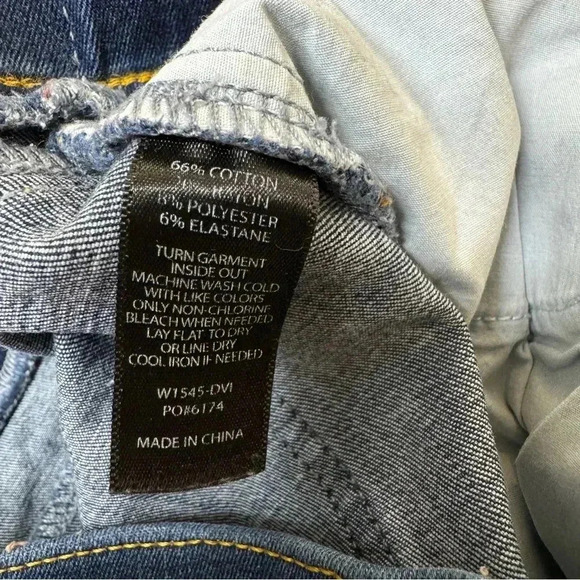 {Betabrand} Mid Rise Slim Skinny Stretch Denim Jeans - Picture 7 of 8